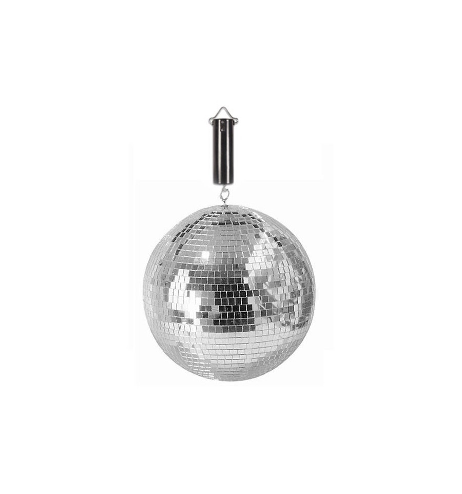 Support Motorisé Pour Boule à Facette FXLAB - 18 LED, Télécommande, Synchronisation Sonore, Rotation 5 Tr/min - Alimentation Piles, Montage Mur Ou Support