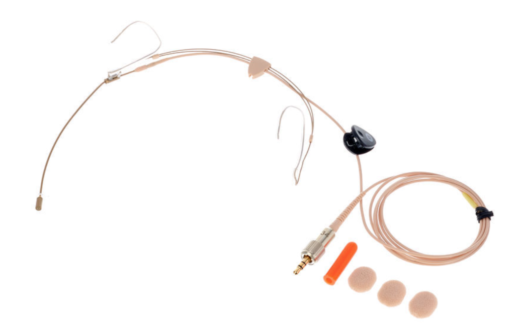 Micro DPA Serre tête -6066 CORE Omni Beige, MicroDot + adaptateur Shure
